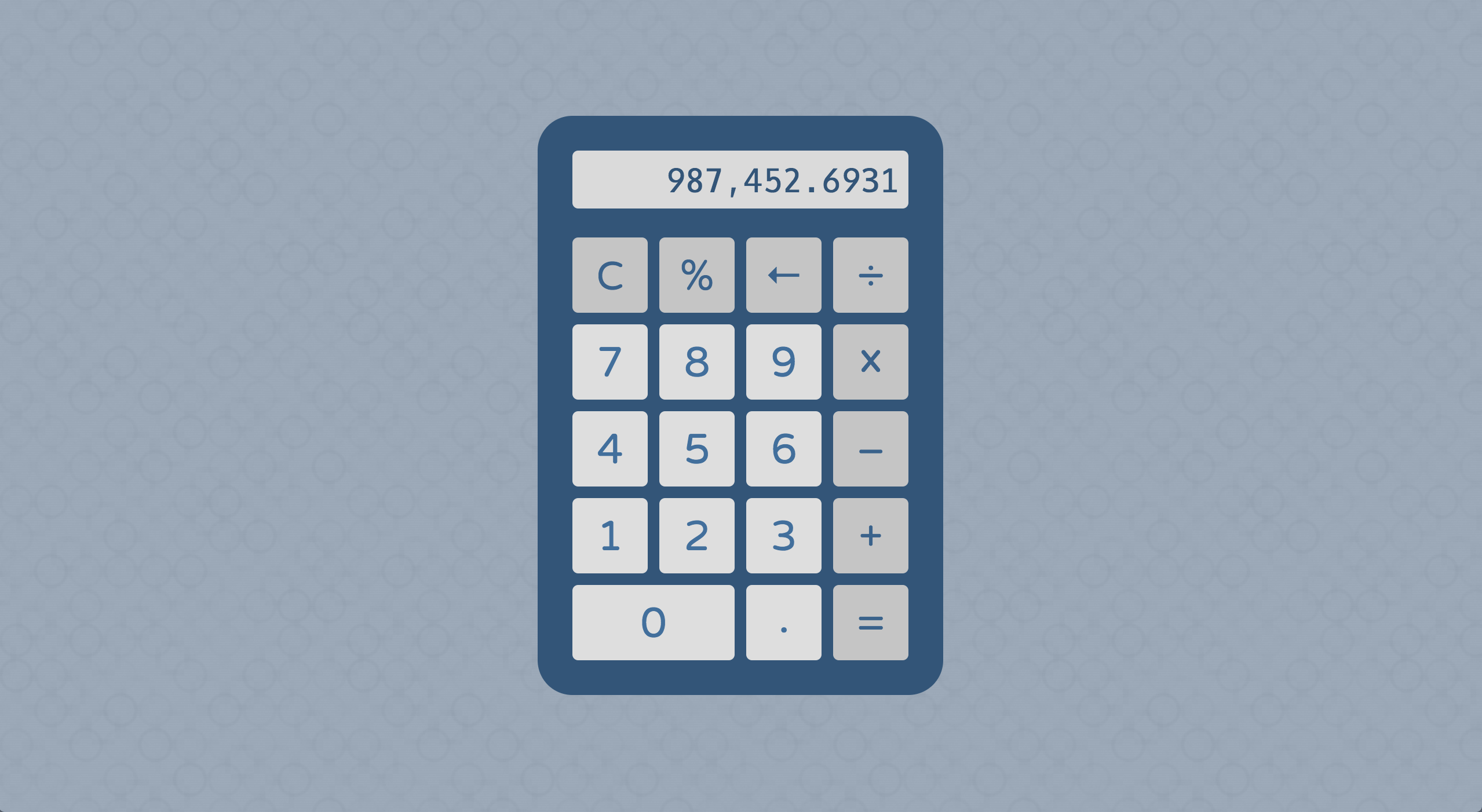 4-function calculator project