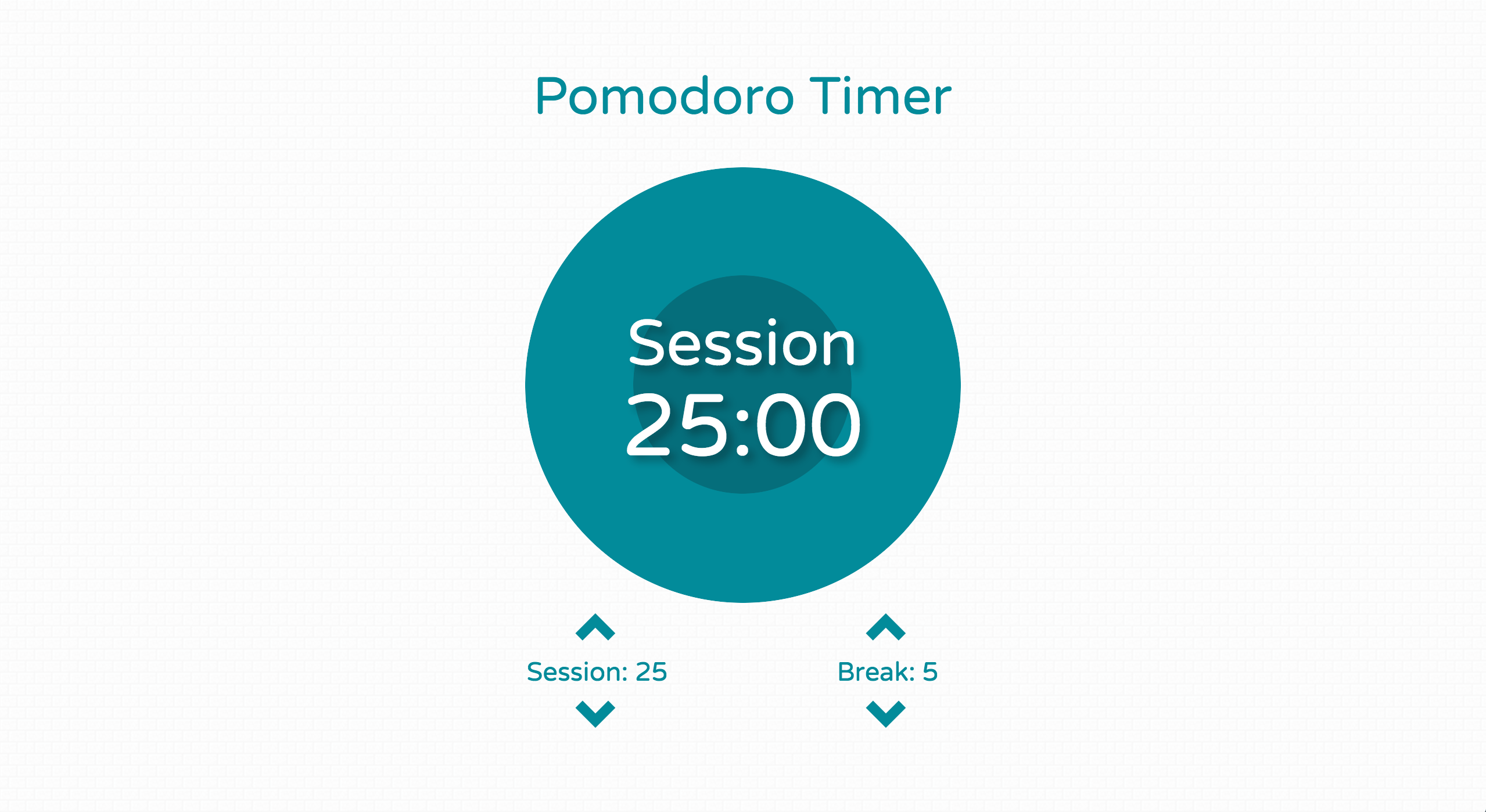 pomodoro clock project